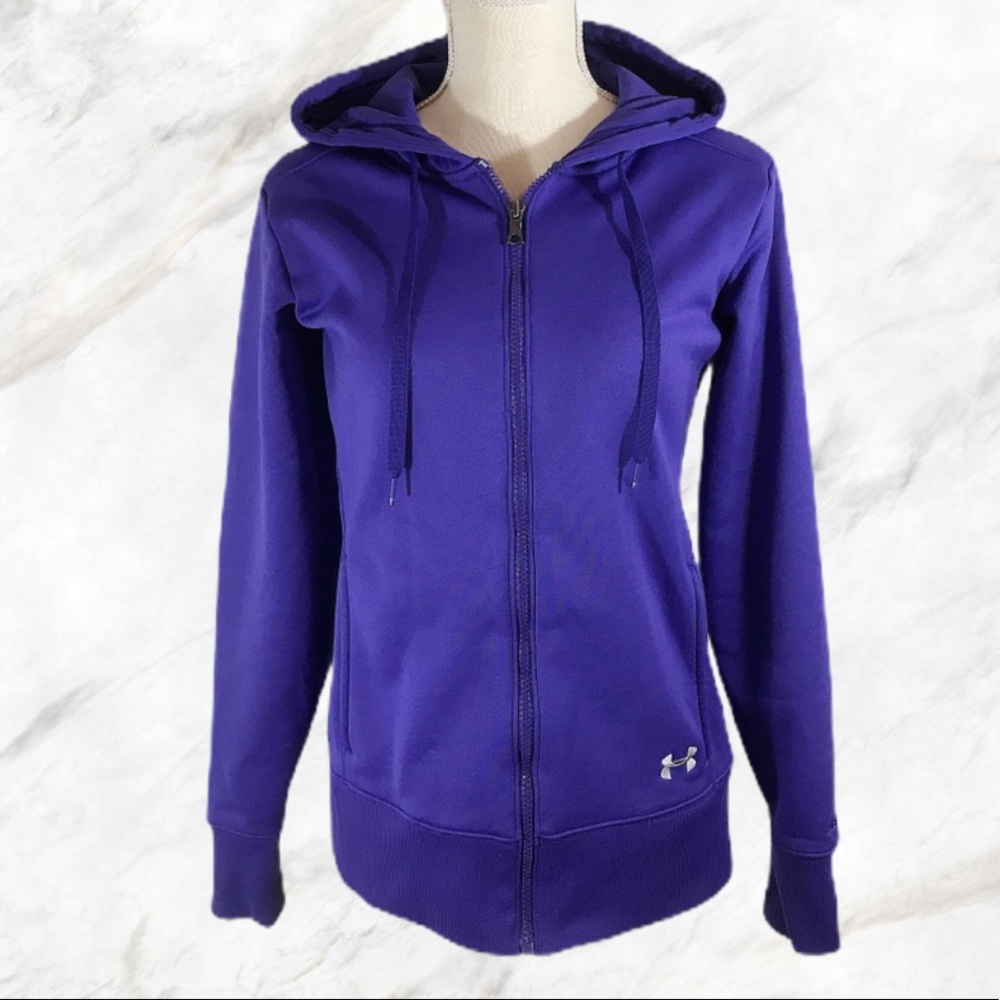 SOLD Purple Under Armour zip jacket size small